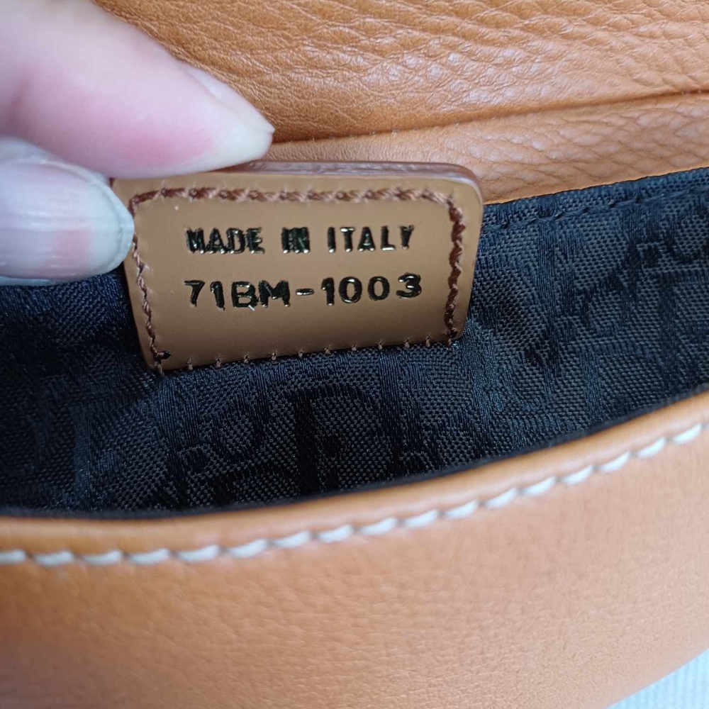Dior Tan Leather Saddle Bag - Picture 8 of 15